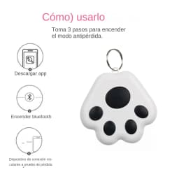 Mini Smart GPS Bluetooth Tracker Anti-Lost Device Dog Paw Shape Pet Kids Bag Wallet Wireless Tracking Smart Locator Accessories