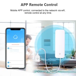 Tuya WiFi Smart Water Sensor Leak Detector Flood Water Leakage Alarm Water Security Protection Sensor Smart Home Smart Life