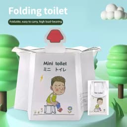 Disposable Portable Travel Potty Kids Toddler Seat Folding Lightweight Training Toilet Compact Baby Car Emergency Urinal Box