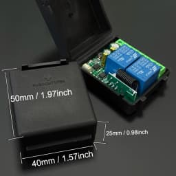 433MHz Remote Control 9V 12V 24V 220V Relay Receiver Module for Garage Door Electromagnetic Lock DIY Motor Signal Transmission