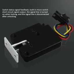 IP65 Waterproof Electric Lock DC 3V/DC 5V/DC 12V Mini Small Size Solenoid Electromagnetic Electric Control Cabinet Drawer Lock