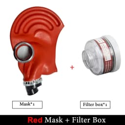 Ghost 64 Full Head Hook Gas Mask Respirator Painting Spray Pesticide Pesticide Chemical Prevention Breath Control Mask Halloween