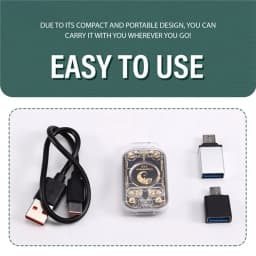 DIGIT-Chameleon Ultra V2.0 RFID Smart Chip Reader Emulator+ 5XUID Keychain NFC Duplicator 125K 13.56Mhz Card Decoding Functional