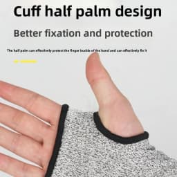 5-level Anti Cutting Sleeve Arm Protection Wear-resistant Scratch Resistant Lifting Glass Oil ResistantSlaughterBreathableGloves