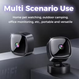 Lenovo Security Monitoring High Definition 8K Rotating WiFi Mini Camera No Need for Plug in Night Vision Smart Home 2026 New