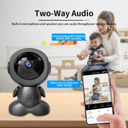 8MP Wifi Surveillance Robot Camera PTZ Security Baby Monitor Cam Two Way Audio Night Vision Smart Tracking Home IP Pet Cameras