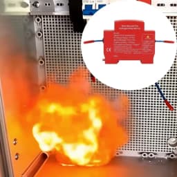 Dual-Line Design Flame Retardant Device Flame Retardant Automatic Activation Automatic Fire Extinguishing Sticker DIN Rail Mount