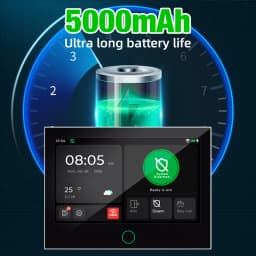 KERUI New 7 inch Touch Screen Panel Alarm System With Sensors 4G+WiFi DIY Your Home Alarm Kits FSK/ASK Security Protection G70