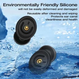 Breathable Noise Filtering Ear Plugs: 50dB Soundproof for Sleep/Reading – Anti-Disturbance Quiet Portable and Durable