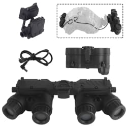 NVG 18 Tactical Helmet Night Vision Goggles, Model MICH M88, FAST FMA Air Gun, L4G24, Helmet Seat PVS-15