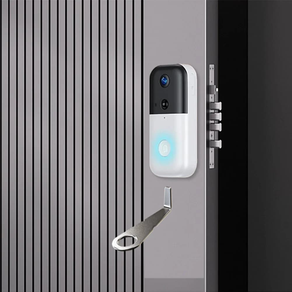 Silver Video Doorbell Key For Ring Camera Secure Removal Tool Stainless Steel Opening Device Smart Home Part