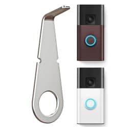Silver Video Doorbell Key For Ring Camera Secure Removal Tool Stainless Steel Opening Device Smart Home Part