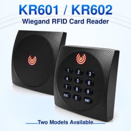 KR601E KR601M KR602E KR602M Wiegand 26 34 Keypad RFID 125Khz 13.56mhz Access Control Slave Card Reader