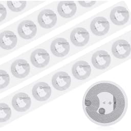 NTAG213 Blank NFC Stickers Rewritable 144-Byte Memory Self Adhesive Labels for NFC Enabled Smartphones & Devices