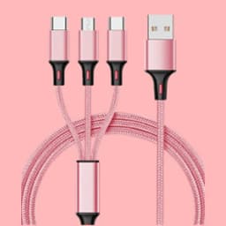 3 IN 1 USB Cable Micro USB Type C Charger Cable Multi Usb Port Fast Charging Cord For iPhone 11 12 13 Pro Max Xiaomi Samsung