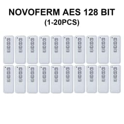AES 128BIT NOVOFERM NOVOTRON Remote Control Opener for Mini-Novotron 522 524 523 433.92MHz Garage Door Controller 1-20PCS