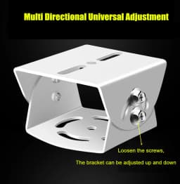 Aluminum Alloy/Metal/Stainless Steel Camera Mounting Holder Base for Video Surveillance Base Monitoring Universal Joint Bracket
