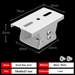 Aluminum Alloy/Metal/Stainless Steel Camera Mounting Holder Base for Video Surveillance Base Monitoring Universal Joint Bracket