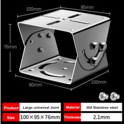 Aluminum Alloy/Metal/Stainless Steel Camera Mounting Holder Base for Video Surveillance Base Monitoring Universal Joint Bracket