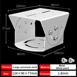 Aluminum Alloy/Metal/Stainless Steel Camera Mounting Holder Base for Video Surveillance Base Monitoring Universal Joint Bracket