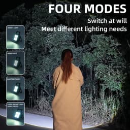 Mini LED Flashlight Magnetic COB Outdoor Camping Pocket Work Light USB Rechargeable Emergency Light