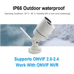 JIENUO Wireless IP Camera 5MP HD Audio Cctv Security Outdoor Waterproof 1080P Night Vision Surveillance Onvif Wifi Home Cam RTSP