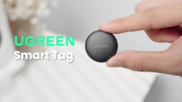 UGREEN FineTrack Mini Duo 2‑in‑1 Tracker, Smart Bluetooth Item Locator Tag For Apple Find My (iOS) & Find Hub App (Android)