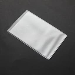 10PCS PVC Clear Card Cover Bank Credit ID Container Cardholder PVC Transparent Card Holder Passport Pass Cover Waterproof Card