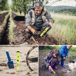 High-quality portable metal detector waterproof probe rod depth detection gold coin metal belt rope-dropping prevention