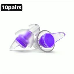 HUAK High Fidelity Concert Ear Plugs, Reusable Earplugs, 24dB Noise Reduction Music Ear Plugs for Concerts, Musicians, DJ's