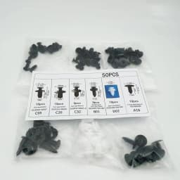 Car Retainer Clips 6 Popular Sizes Fasteners Automotive Plastic Clips Kit Auto Trim Panel Clip Mixed Car Body Bumper Rivet