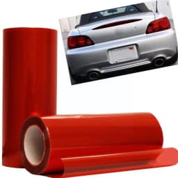 Red Car Light Headlight Taillight Tint Styling Waterproof Accessories Car Film 30X60/150CM Tintting Vinyl Sticker Protectiv I5Q2