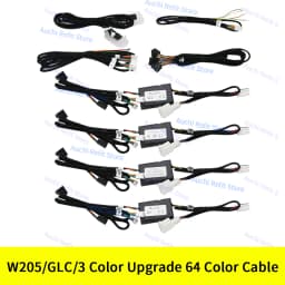 Ambient Light 3/12/64 Colours For Mercedes-Benz C/GLC Class Coupe W205 C43 C63 X253 LED Vents Speaker Decorative Light Retrofit