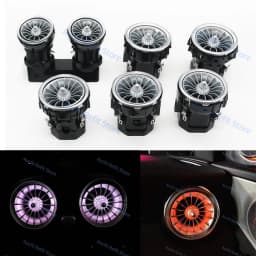 Ambient Light 3/12/64 Colours For Mercedes-Benz C/GLC Class Coupe W205 C43 C63 X253 LED Vents Speaker Decorative Light Retrofit
