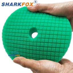 Sharkfox 3/5/6 inch (80mm/125mm/150mm) Car Sponge Polishing Discs Buffing Pads Kit For Car Polisher Buffer