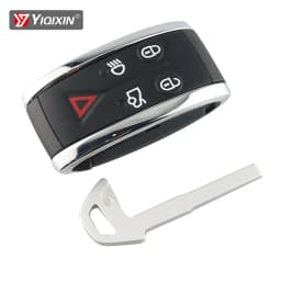 YIQIXIN 5 Buttons For Jaguar X XF XK JF XJ XE XJL X-Type S-Type 2007 2008 2009 2010 2012 Remote Car Key Shell Fob Case Cover