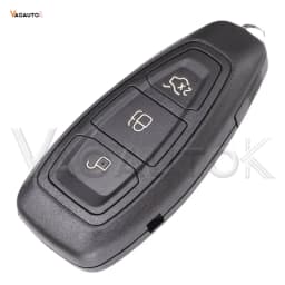 Smart Remote Car Key For Ford Focus Kuga Fiesta C-Max Mondeo B-Max 3 Buttons Keyless Proximity 433MHz ID83 49 Chip HU101 Blade