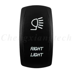 Marine 12V 24V White Led On Off Rocker Switch 5Pin SPST Momentary Switch DPDT ON OFF ON 3-Way for Car Boat Carling 4X4 Narva