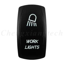 Marine 12V 24V White Led On Off Rocker Switch 5Pin SPST Momentary Switch DPDT ON OFF ON 3-Way for Car Boat Carling 4X4 Narva