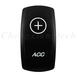 Marine 12V 24V White Led On Off Rocker Switch 5Pin SPST Momentary Switch DPDT ON OFF ON 3-Way for Car Boat Carling 4X4 Narva