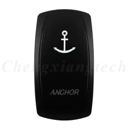 Marine 12V 24V White Led On Off Rocker Switch 5Pin SPST Momentary Switch DPDT ON OFF ON 3-Way for Car Boat Carling 4X4 Narva
