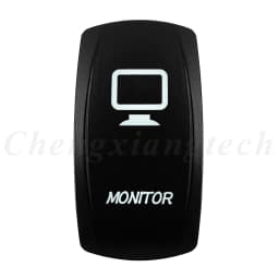 Marine 12V 24V White Led On Off Rocker Switch 5Pin SPST Momentary Switch DPDT ON OFF ON 3-Way for Car Boat Carling 4X4 Narva