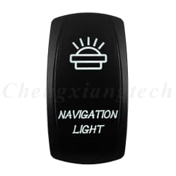 Marine 12V 24V White Led On Off Rocker Switch 5Pin SPST Momentary Switch DPDT ON OFF ON 3-Way for Car Boat Carling 4X4 Narva