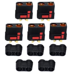 QS8 QS8-S Heavy Duty Battery Connector Anti-Spark Gold Connector Large Power Plug for RC Plant Protection Drone Car Model