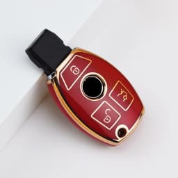 Car Key Case Cover Key Bag Accessories For Mercedes Benz A B C S Class AMG GLA CLA GLC W176 W221 W204 W205 Shell Fob Keychain