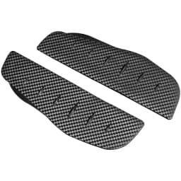 2Pcs Car Rearview Mirror Rain Cover Carbon Fiber Side Mirror Protector Waterproof Shield Rain Eyebrow Universal Auto Accessories
