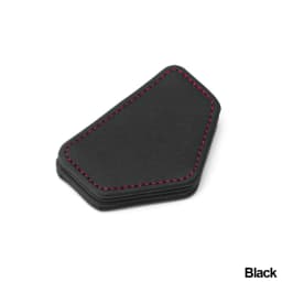 Colorful Car Seat Belt Clips Mini Magnetic Safety Belts Limiter Universal PU Leather Fixed Clip Car Accessories Interior 50x75mm