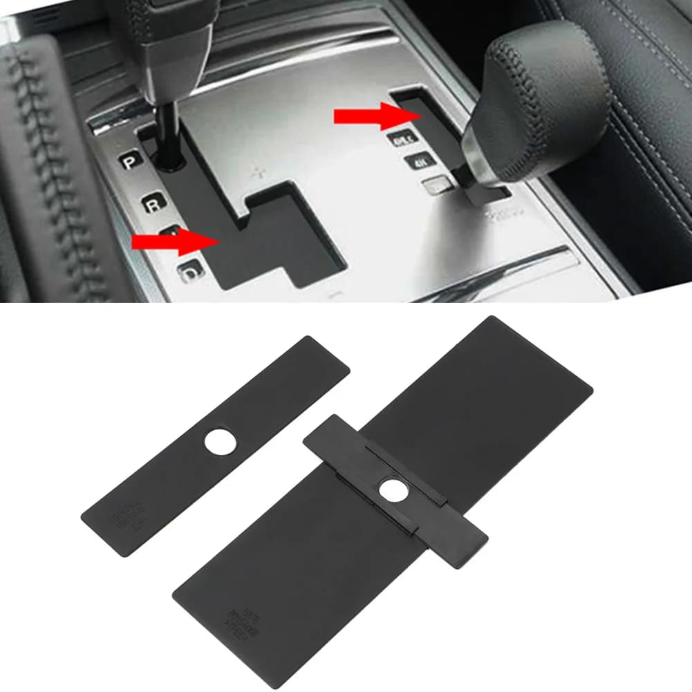 For Mitsubishi Gear Shift Panel Dust Covers Shift Lever Panel Trim Strips Rubber #8015A065 For Pajero V93 V80 V87