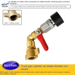 Truck Air Intake Pipe Storage Cylinder Valve Connector Gas Tank Set with Adjusting Switch
