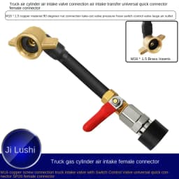 Truck Air Intake Pipe Storage Cylinder Valve Connector Gas Tank Set with Adjusting Switch
